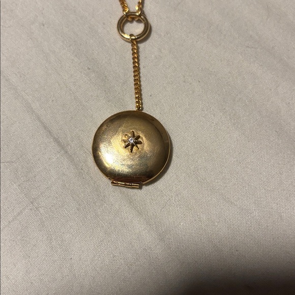 ANTHROPOLOGIE star locket necklace - Picture 2 of 5